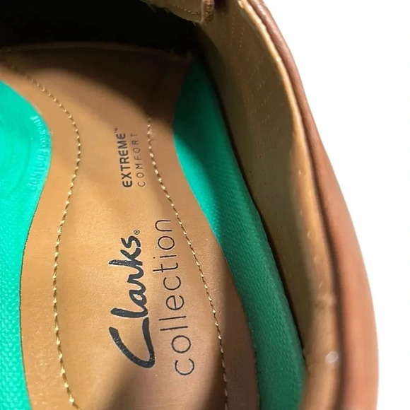 Clark’s. Clarkslite low Shoes, men NEW,leather,size 9W and 9.5W,Oxford ,brown - Picture 9 of 13